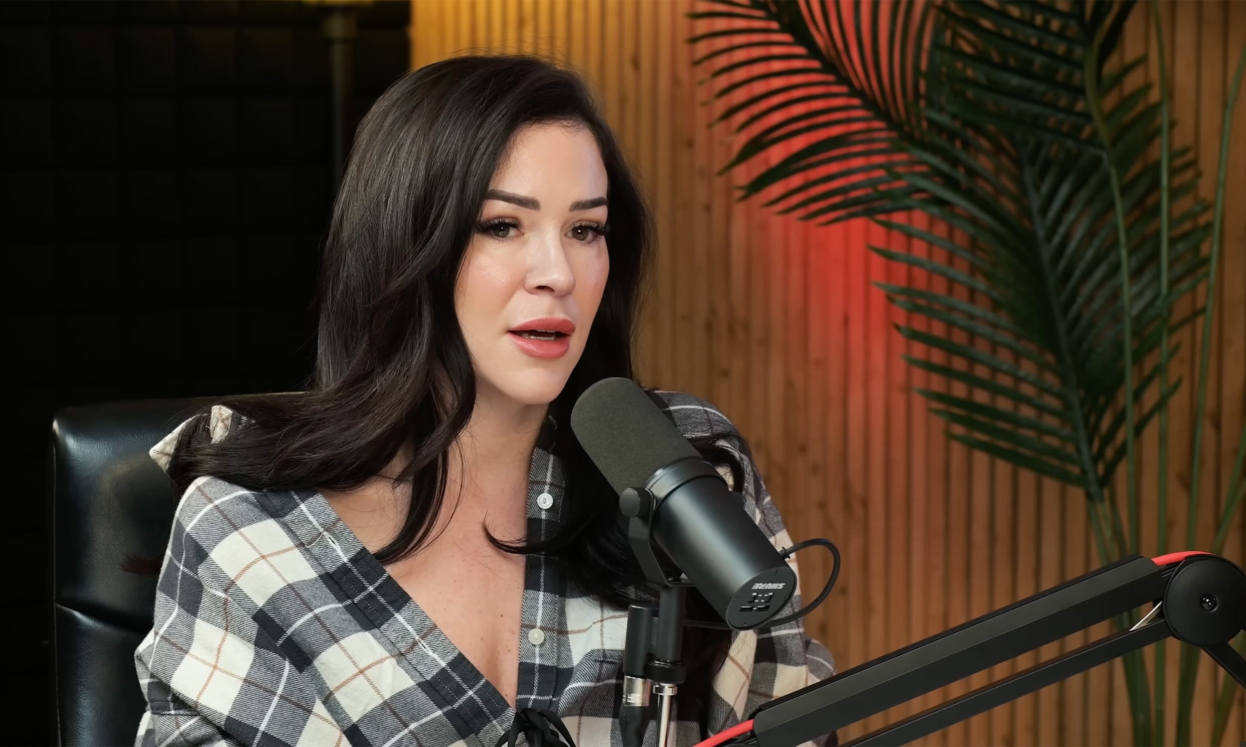 Professional headshot setup